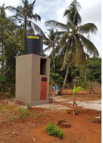 Das Pumpenhaus für die Wassergewinnung